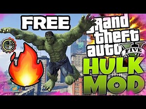 طريقة تثبيت مود هالك في قراند 5 مع قوة الخارقة How to install mod HULK V3 original for free in GTA V