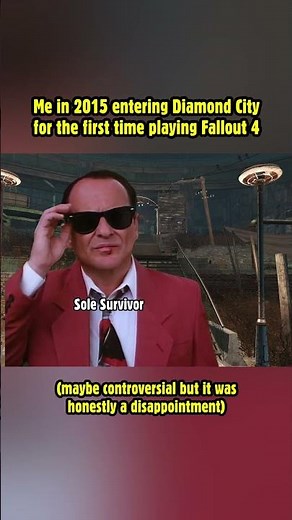 Me in 2015 entering Diamond City for the first time playing Fallout 4! #fallout4