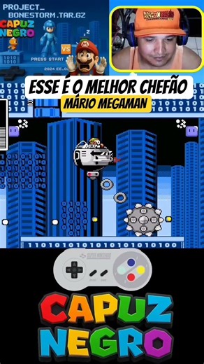 SUPER MARIO WORLD VERSÃO MEGAMAN, O MELHOR CHEFÃO DE TODOS.