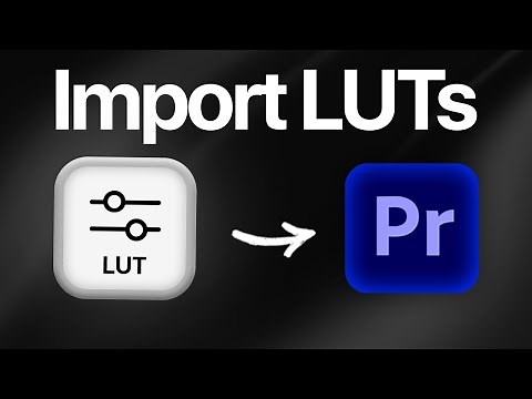 How To Import LUTs in Premiere Pro