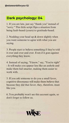 Dark Psychology Tricks You Should Know | 6 Mind-Hacking Principles #wisewords #selfimprovement