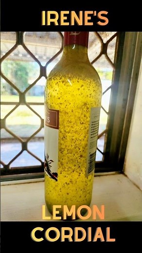 DRINK ME⭐️ Fresh-Made Lemon Cordial Recipe 🍋 Smash!