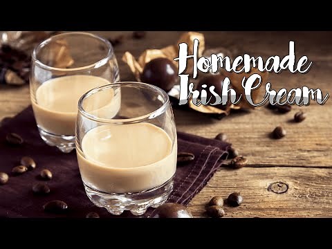 Best Homemade IRISH CREAM Recipe | Make This Super Creamy Baileys Irish Cream Liqueur At Home