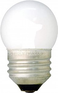 GE Lighting Incandescent Light Bulbs, S11 Night Light Bulbs, 7.5-Watts, 39-Lumens, Soft White, Medium Base, 1-Pack, Light Bulb for Plug-In Night Light,White Bulbs,570958