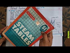 Reheat Cycle Numerical with STEAM TABLE(part-1)