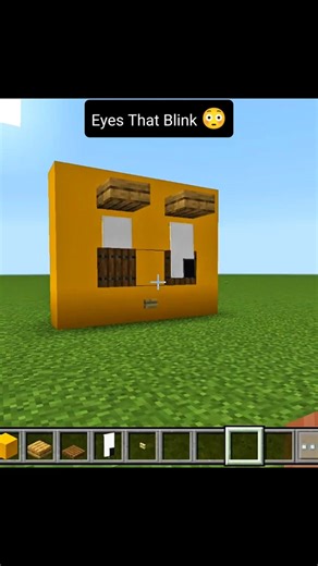 "Blinking Eyes hack in minecraft"😎 #short #minecraft #viral