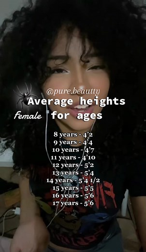 Average Heights for Different Ages of Girls