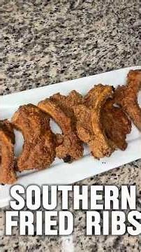 Fried Ribs Recipe #dinnerideas #dinner #friedribs #southerncooking #food #cookingvideo #viral