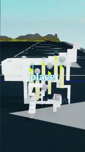 Marble-Lifting Fish Stair | PC-Showcase pt6 #shorts #planecrazy #roblox #mechanical
