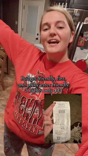 With so many struggling due to the shutdown, I thought I would share a school weeks worth of budget friendly, fast and picky eater approved meals that our household loves ￼💕 I paid $47 for 5 nights worth of meals for a family of 5 (minus a couple ingredients that I already had on hand) | Rebecca Williams