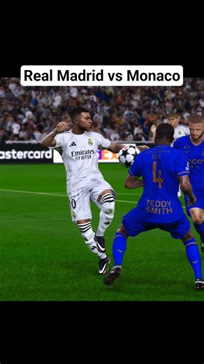 Mbappé sublime but face à Monaco #pes #realmadrid #mbappe