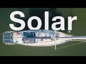 Installing Solar Panels on our Bimini!