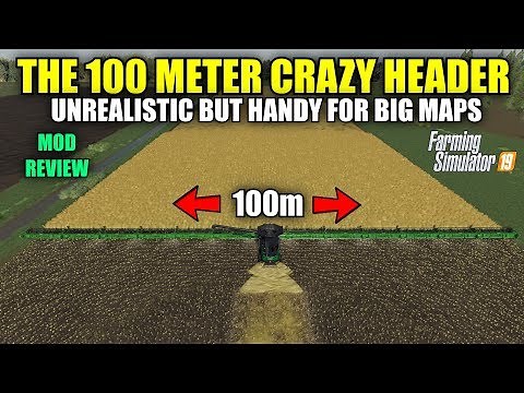 100 Meter Crazy Header v1.0 (Multifruit) Mod Review