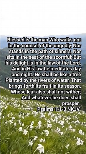 Psalms 1:1-3 NKJV