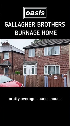 The Childhood home of Noel & Liam Gallagher in Burnage 🤩 #oasis #shorts