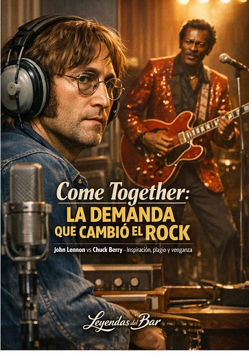 “Come Together”: el día que John Lennon aprendió que hasta los genios pagan regalías. Lo que empezó como una línea robada a Chuck Berry terminó en uno de los acuerdos más extraños de la historia del rock: un Beatle grabando por obligación legal. Phil Spector con una pistola, Yoko gritando en televisión y abogados tomando apuntes entre riffs… Una historia de inspiración, plagio y venganza con sonido estéreo. Lennon no perdió el juicio, lo evitó con un trato extrajudicial. Grabó You Can’t Catch Me