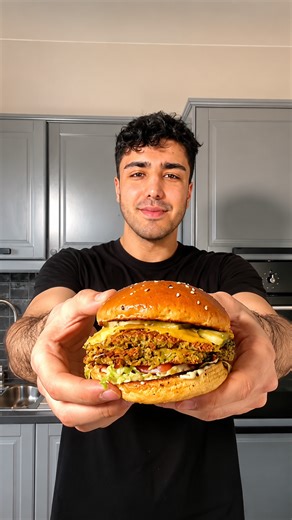 Healthy vegan smash burger recipe