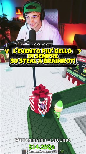 IL TRENO NATALIZIO CHE NON TI ASPETTI🤯 #roblox #shorts #stealabrainrot