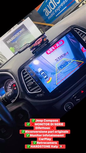  Se la tua JEEP COMPASS a il solito difetto del Monitor, di serie...