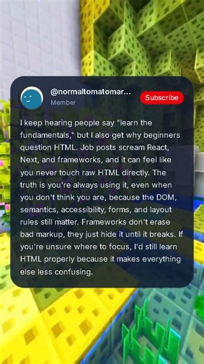 Do devs even write HTML anymore... or is it just React all the way down?