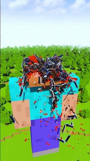 20000 Buster Swords VS Giant Steve #minecraft #teardown