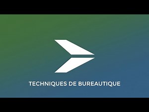 Techniques de bureautique - vidéo pour les nouveaux étudiants et étudiantes!