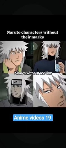 Naruto character without their face mask 🤔❓ #anime