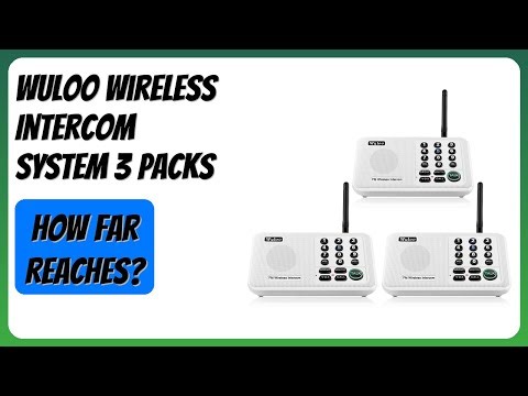 REVIEW (2026): Wuloo Wireless Intercom System 3 Packs. Features