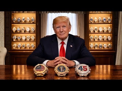 Trump’s CRAZY WATCH COLLECTION screams LUXURY with CLASS