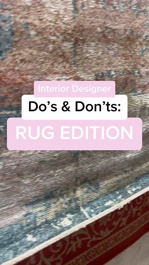 Rug Picking Tips from Interior Designer