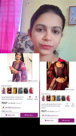 praju vlog on Instagram: "महागड्या ड्रेसचे आता गरजच पडणार नाही 😱 @meeshoapp #shorts #reels"