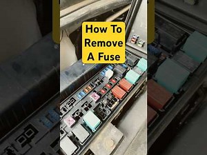 How to properly remove a fuse