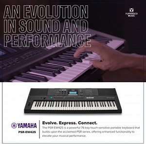 16 reactions | Evolve. Express. Connect. Introducing the PSR-EW425, a...