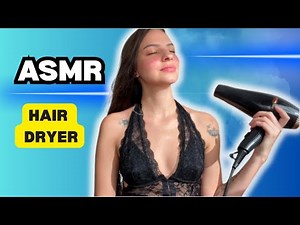Hair Dryer ASMR – Soft Blow Dryer Sounds for Deep Sleep & Relaxation 🤍