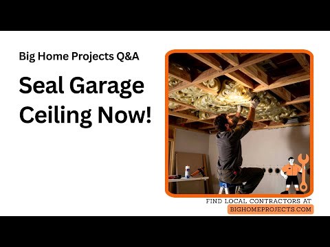 R30–R38 Garage Ceiling Airseal Joist Insulation Guide