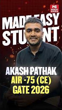 GATE 2026 Success Story | From Rank 155 to 75 | Consistency Wins!