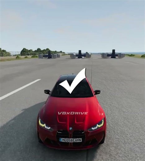 Break Test 🤔 #beamngdrive #beamng #beamngcrashes #beamngshorts #viral #shorts #breaktest #porsche