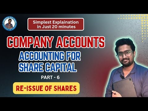Reissue of Shares Explained | Forfeiture & Reissue Journal Entries | Class 12 Accounts CBSE