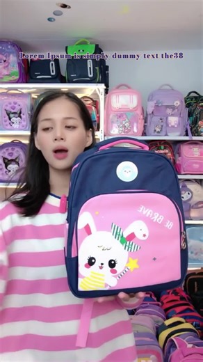 Quality Cute Kindergarten Canvas Backpack for Preschool