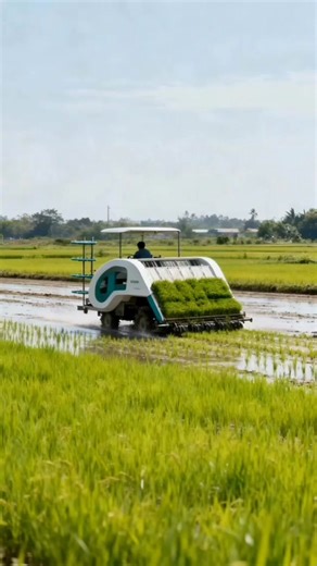 80K views · 434 reactions | Smart Rice Transplanter  #RiceTransplanter #SmartMachines #Agricultural | X-Vans | Facebook
