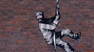 Street Artist Banksy Shares Mashup Video of Him at Work with Bob Ross Narrating — GeekTyrant