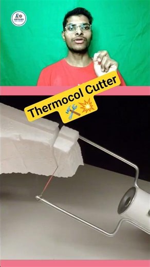 DIY 🔥 Hot Wire Foam Cutter | Easy Thermocol Cutting Machine 🛠️#shorts#viral#tranding