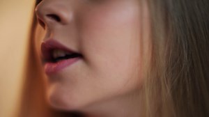 Close-up Of Young Girl's Happy Face In Slow Stock Footage SBV-328932657 - Storyblocks