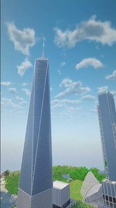 One World Trade Center Minecraft Timelapse | #minecraftbuilding #minecraft