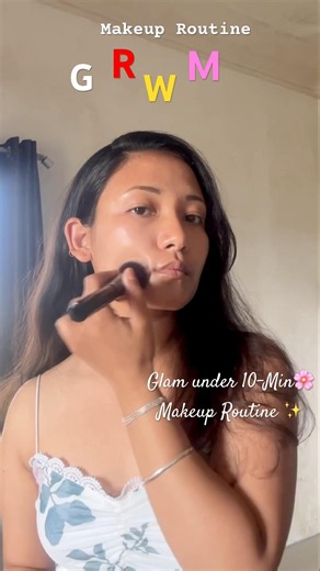 GRWM: Soft Glam in Under 10 Minutes 💄 #makeuptips #makeup #makeuptutorial #beautytips #glowymakeup