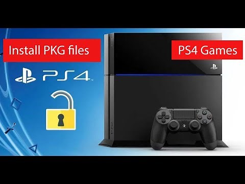 how to Install Game on Ps4 from USB | Install PKG files | Jailbreak PS4