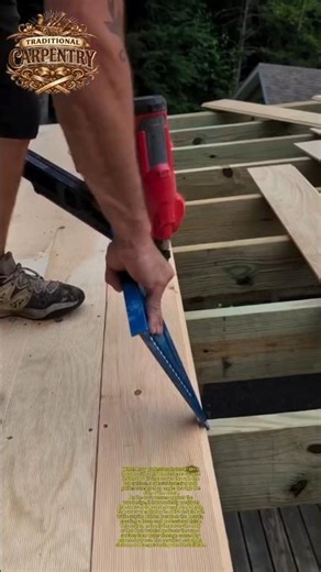 Hidden Deck Fastener Tool Makes Perfect Deck Boards Fast #woodworking #deckbuilding #tools