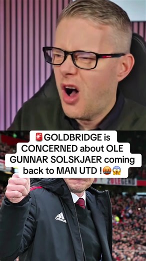 🚨MARK GOLDBRIDGE reacts to OLE GUNNAR SOLSKJAER coming back to MAN UNITED as a caretaker manager until the end of the season !🤬😳 #fyp #markgoldbridge #manchesterunited #manutd #solskjaer