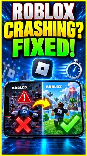 Roblox Keeps Crashing On Mobile? Fix It Fast #Roblox #RobloxMobile #RobloxFix #RobloxTutorial