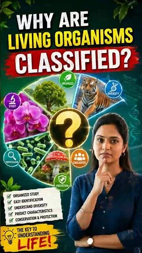 Why Are Living Organisms Classified? 🦠 | Biology Basics #neet #nta #biology #winnerspad #neetexam